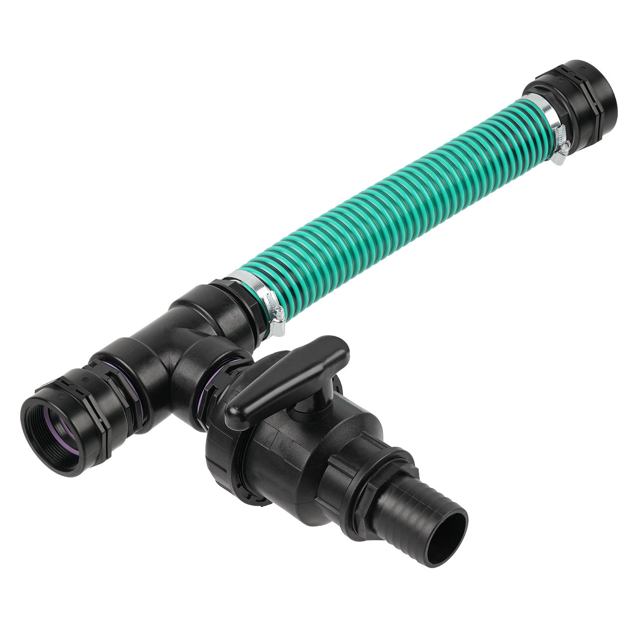 IBC Adapter BSP 2 - 2 IBC gegenüber Tankverbindung 50mm Schlauch