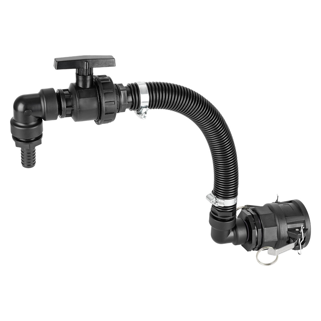 IBC Adapter 2" Camlock Dose - Befüllschlauch mit 1" Auslaufhahn