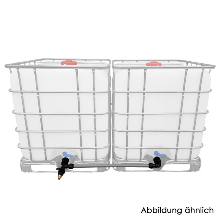 IBC Container Tankverbinder Adapter S60x6 (60mm) Grobgewinde DN 50 - 32mm Rohr Klemm Verschaubung Tankverbinder