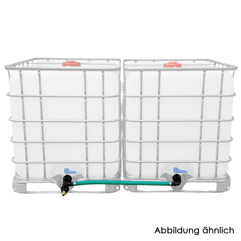 IBC Container Tankverbindung S60x6 (60mm) Grobgewinde DN 50 - Sparset Tankverbindung Spiralschlauch Tankverbinder