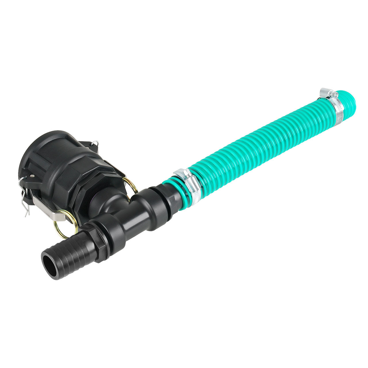 IBC Adapter 2 Camlock Dose - 1 IBC Erweiterung Tankverbindung 32mm Schlauch