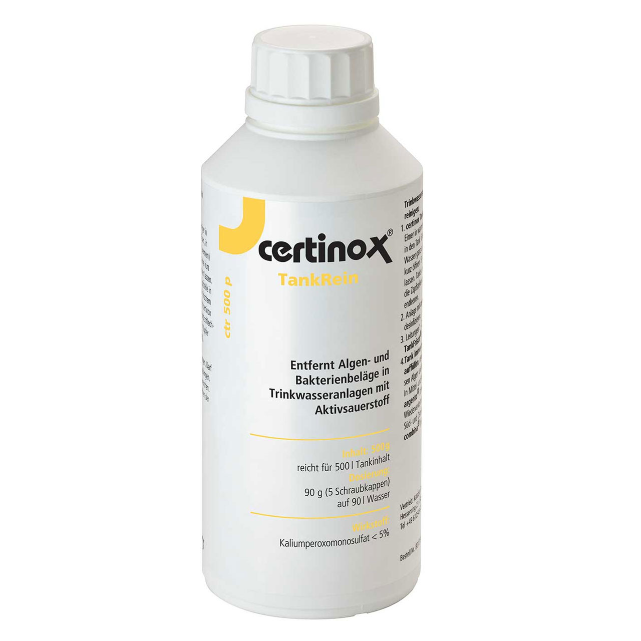 500g Tankreinigung Pulver Certinox® TankRein