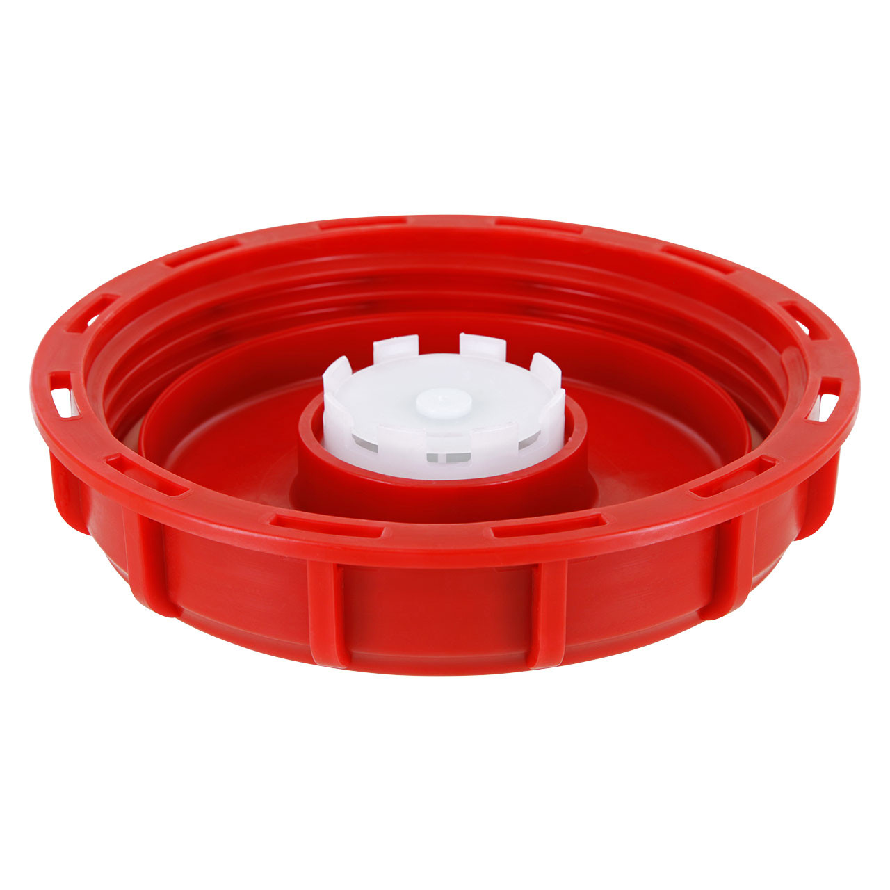 SCHÜTZ IBC Deckel DN 150 mit G2" Stopfen Be- und Entlüftung FKM Membrane TPE-V