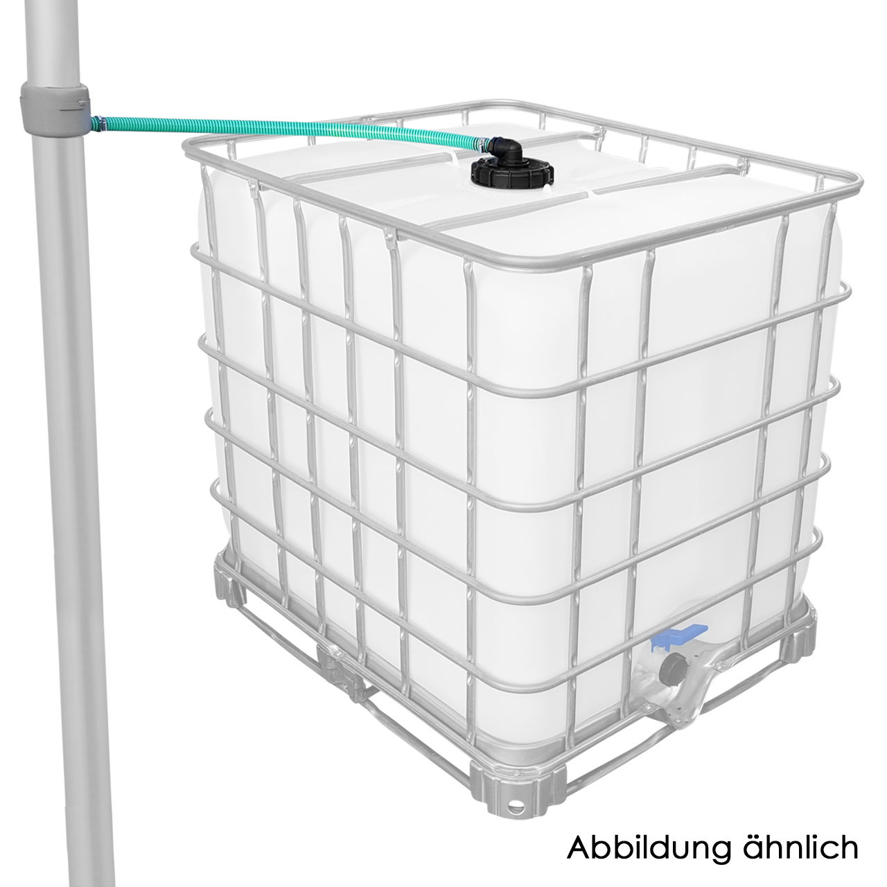 IBC Deckel Einlauf für 50m² Füllautomat Garantia inkl. Verbindungsset