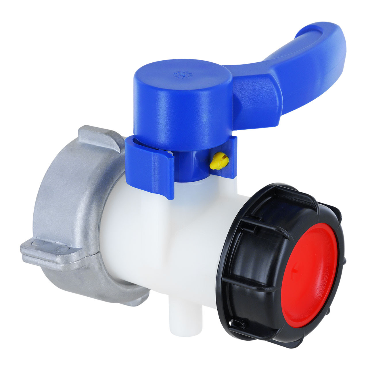 IBC Klappenhahn S75x6 (75mm) ALU Überwurf EPDM DN50