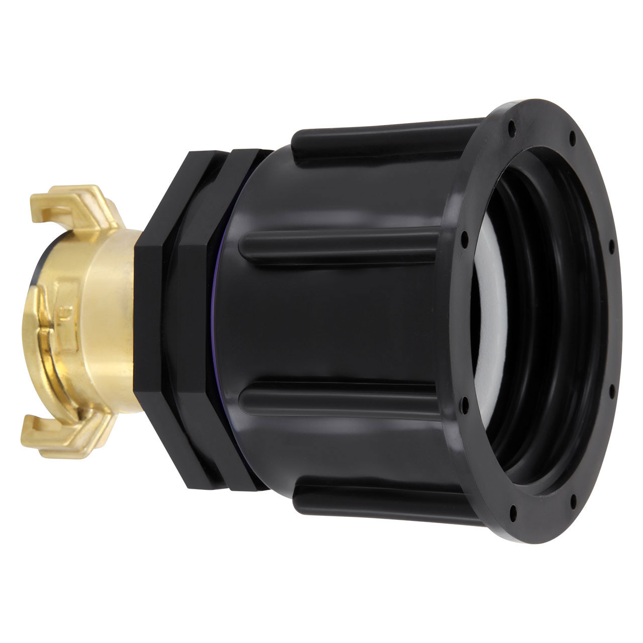 IBC Container Adapter S60x6 (60mm) Grobgewinde DN 50 - Schnellkupplung "GeKa" kompatibel