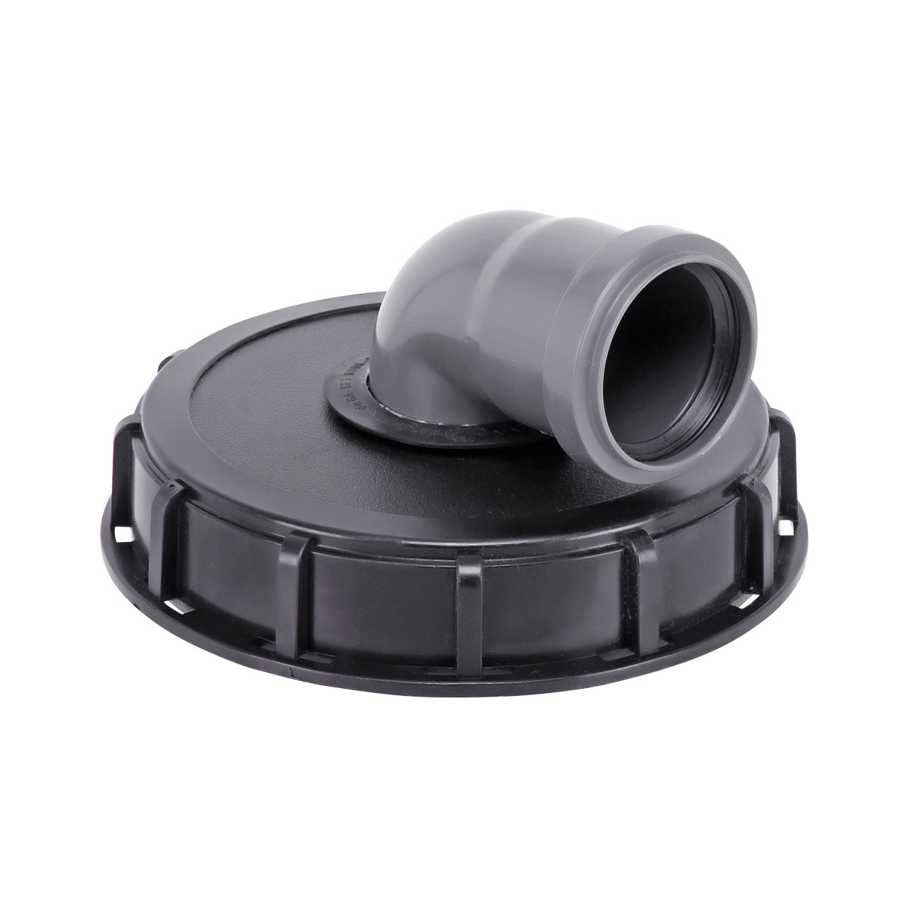 IBC Deckel Einlauf mit HT-Bogen DN 150 DN 50