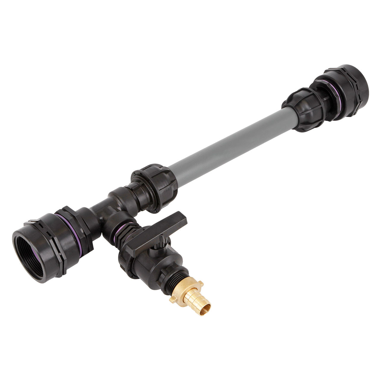 IBC Adapter BSP 2 - 2 IBC gegenüber Tankverbindung 32mm Rohr
