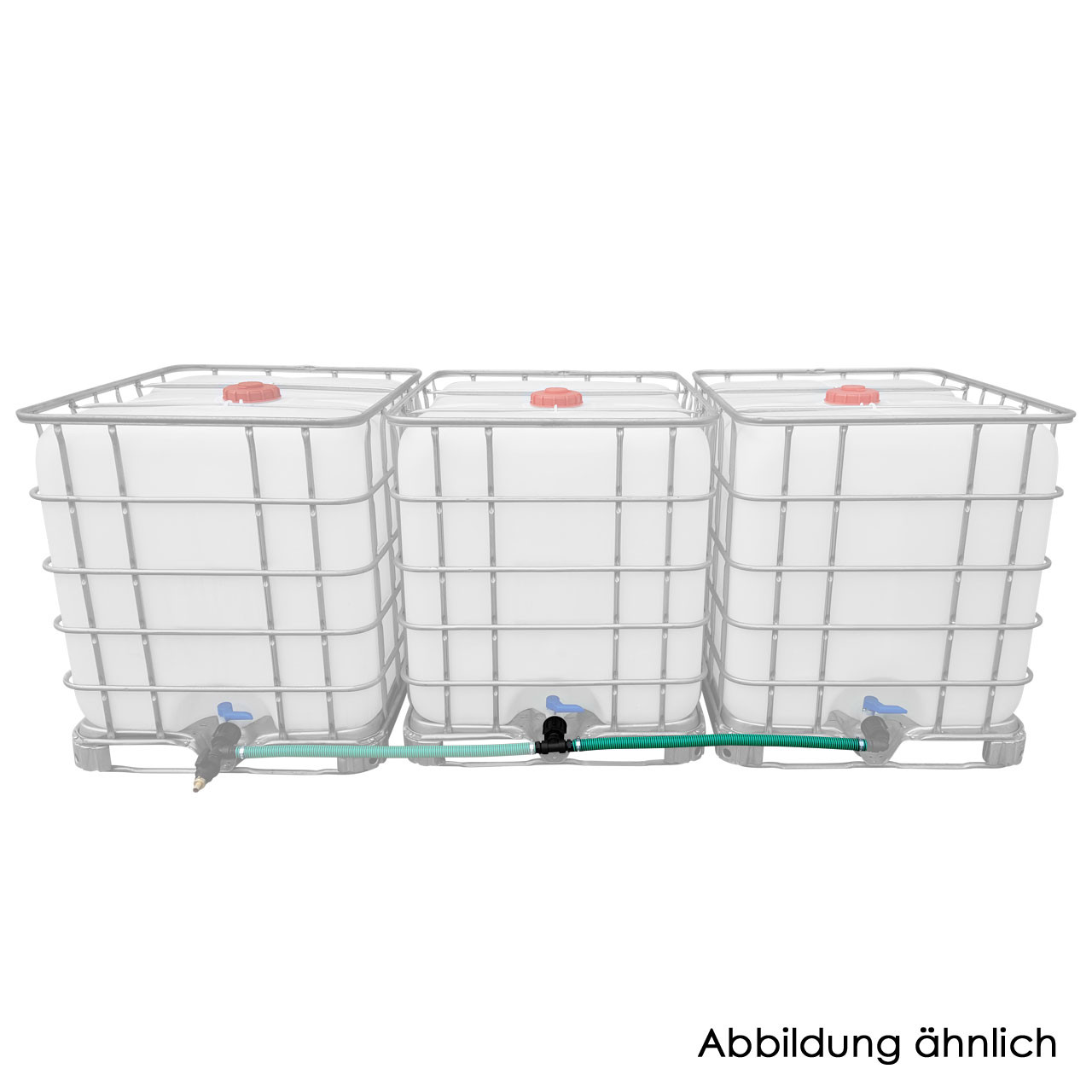 IBC Container Tankverbindung Erweiterung Adapter 2" Camlock Kamlok Dose - 32mm Spiralschlauch Tankverbinder