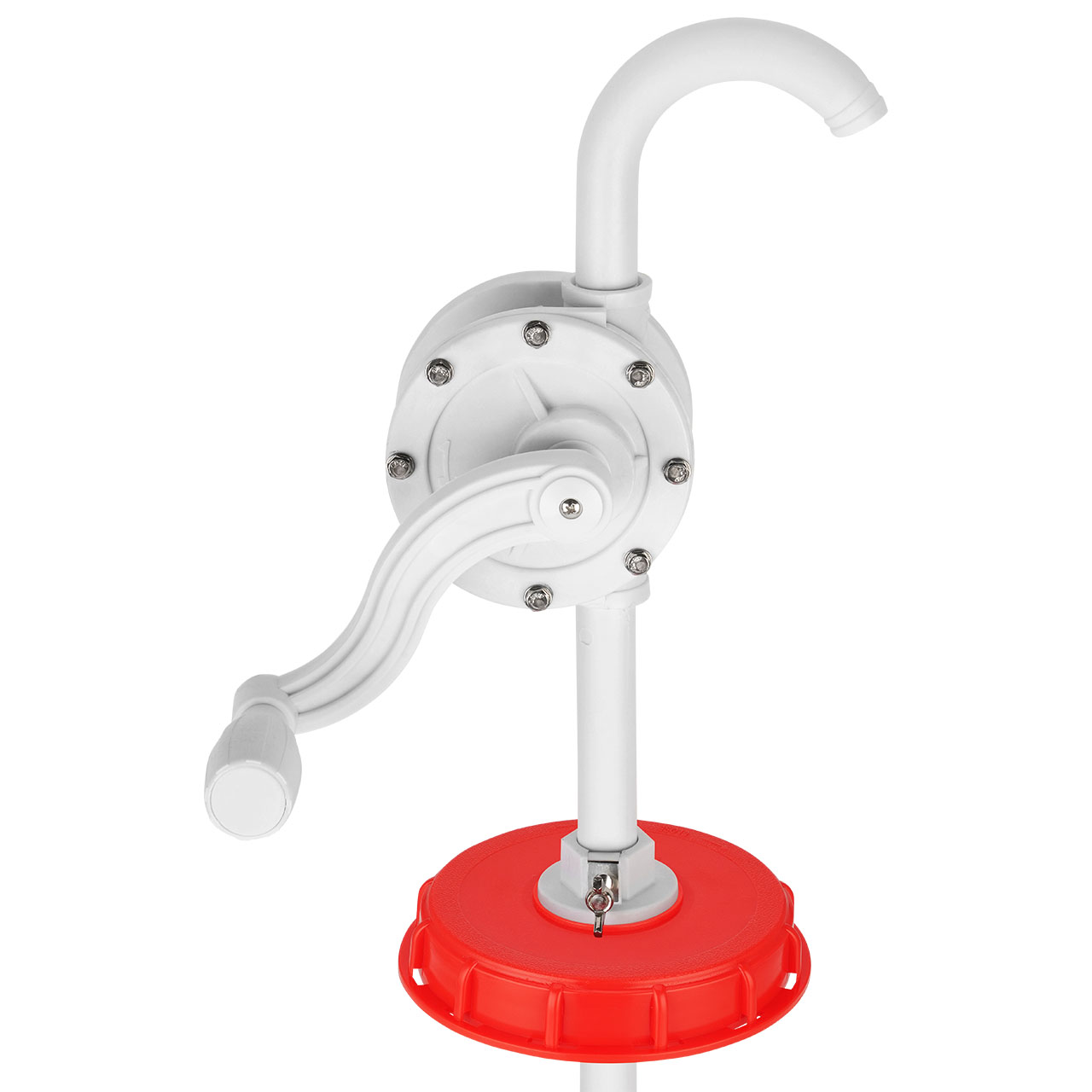 IBC Deckel mit Kurbelpumpe