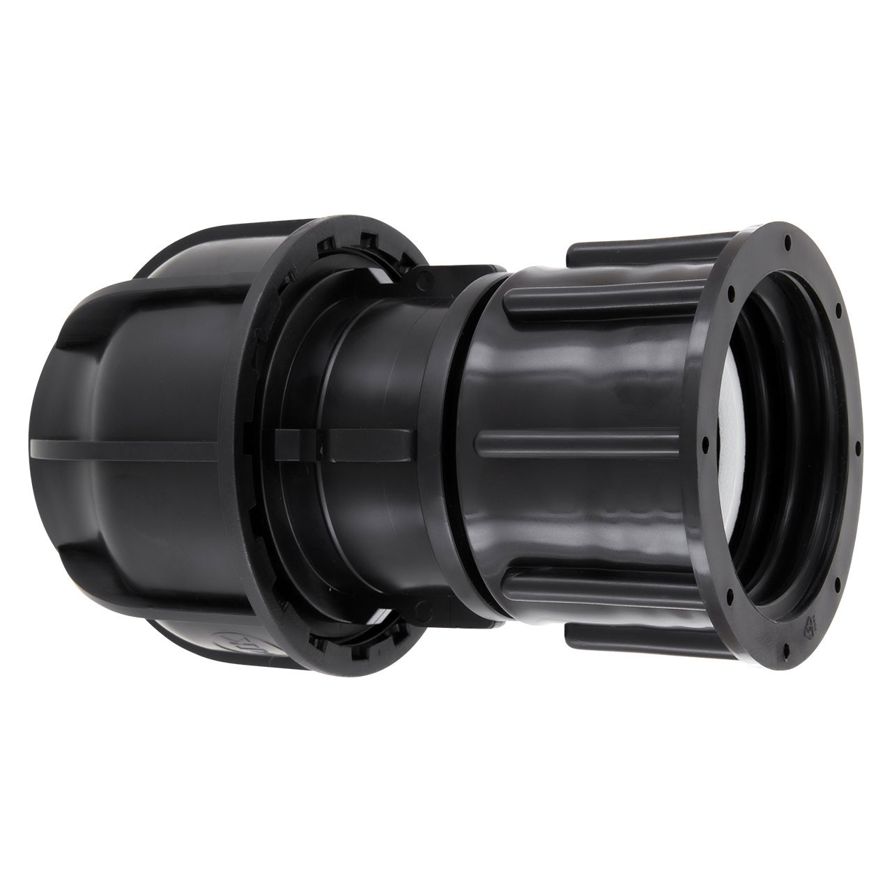 IBC Adapter S60x6 (60mm) Grobgewinde DN 50 - Übergangsmuffe PP Klemme 50mm Klemmverschraubung