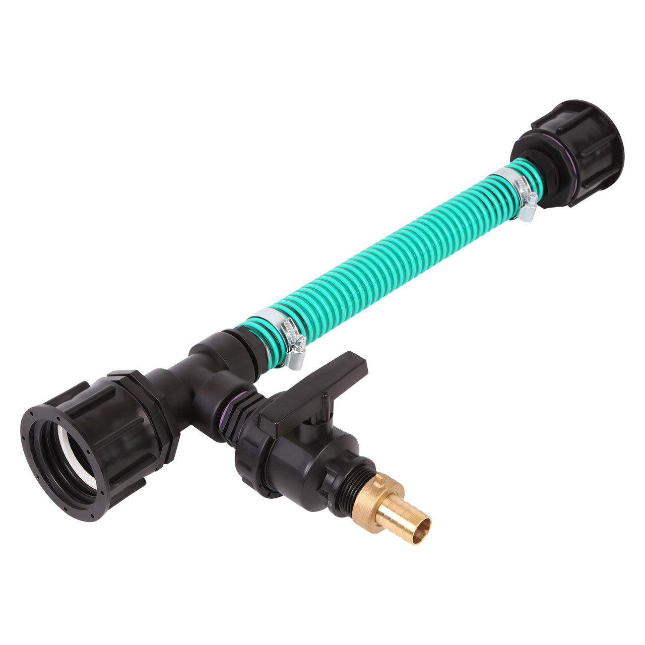 Tankverbindung 2 IBC gegenüber 32mm Schlauch