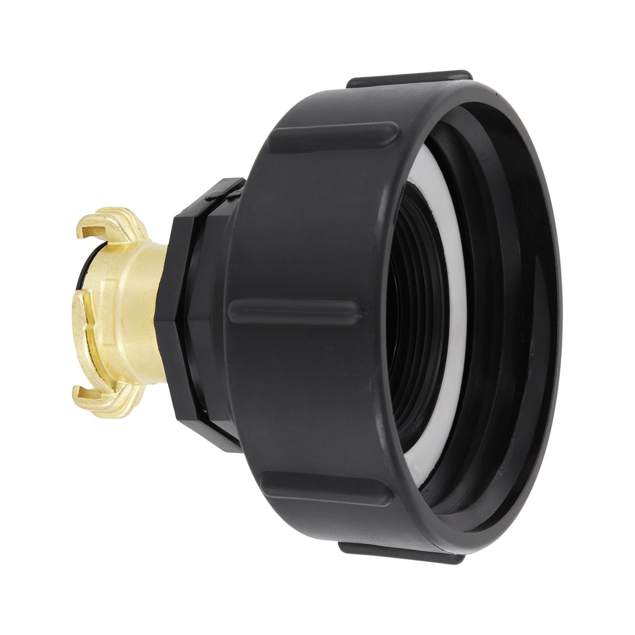 IBC Adapter S100x8 3" DN80 (97-100mm) Grobgewinde - Schnellkupplung "GeKa" kompatibel