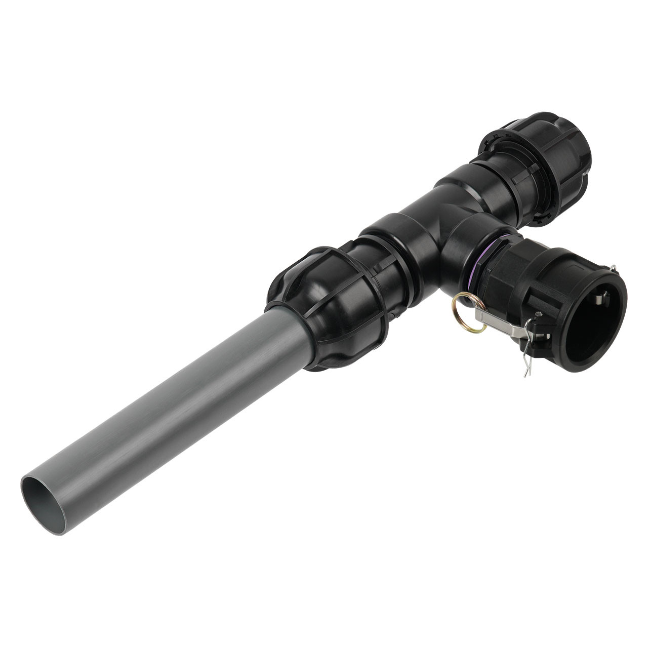 IBC Adapter 2 Camlock Dose - 1 IBC Erweiterung Tankverbindung 50mm Rohr