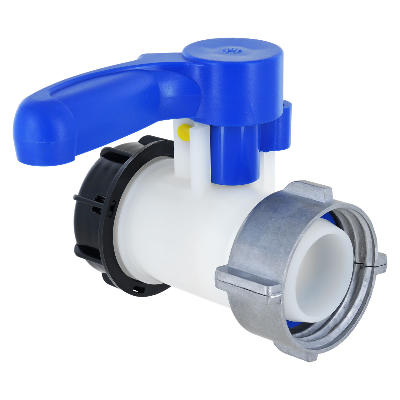 IBC Klappenhahn S60x6 (60mm) ALU Überwurf EPDM DN50