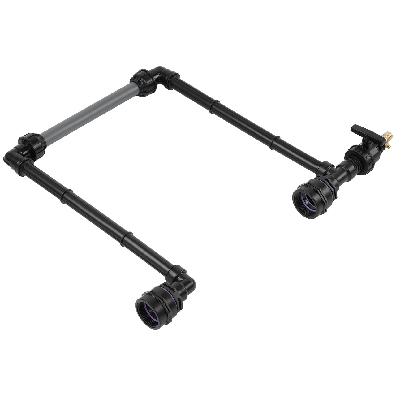 IBC Adapter BSP 2" - 2 IBC hintereinander Tankverbindung 32mm Rohr
