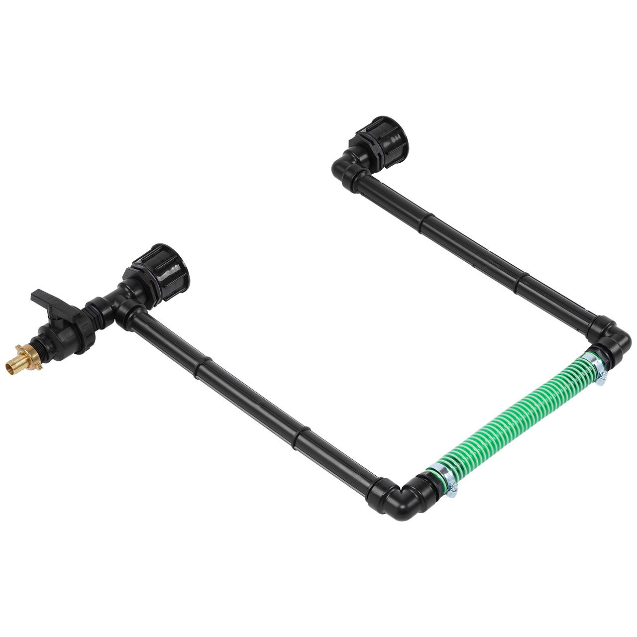 IBC Adapter S60x6 - 2 IBC hintereinander Tankverbindung 32mm Schlauch