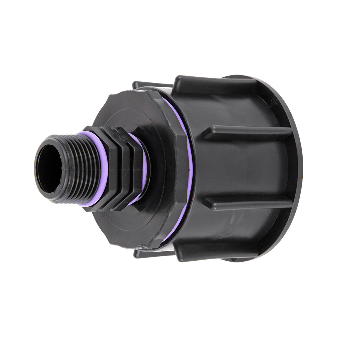 IBC Container Adapter S60x6 (60mm) Grobgewinde DN50 - Reduzierung Außengewinde 3/4"