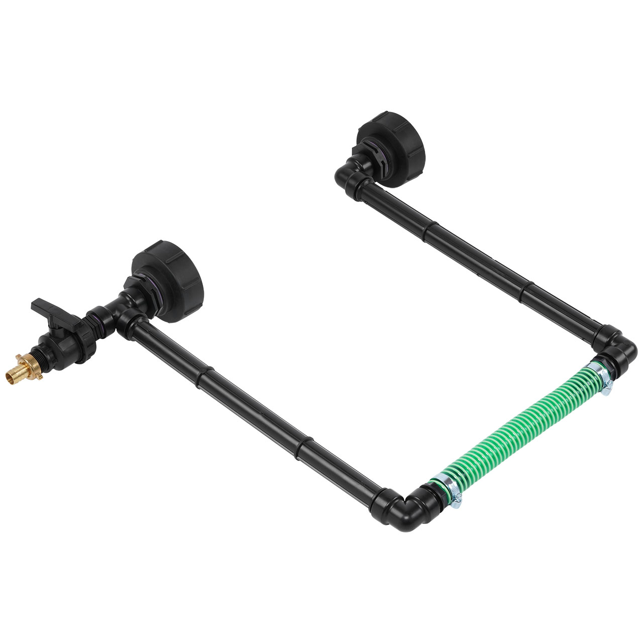 IBC Adapter S100x8 - 2 IBC hintereinander Tankverbindung 32mm Schlauch