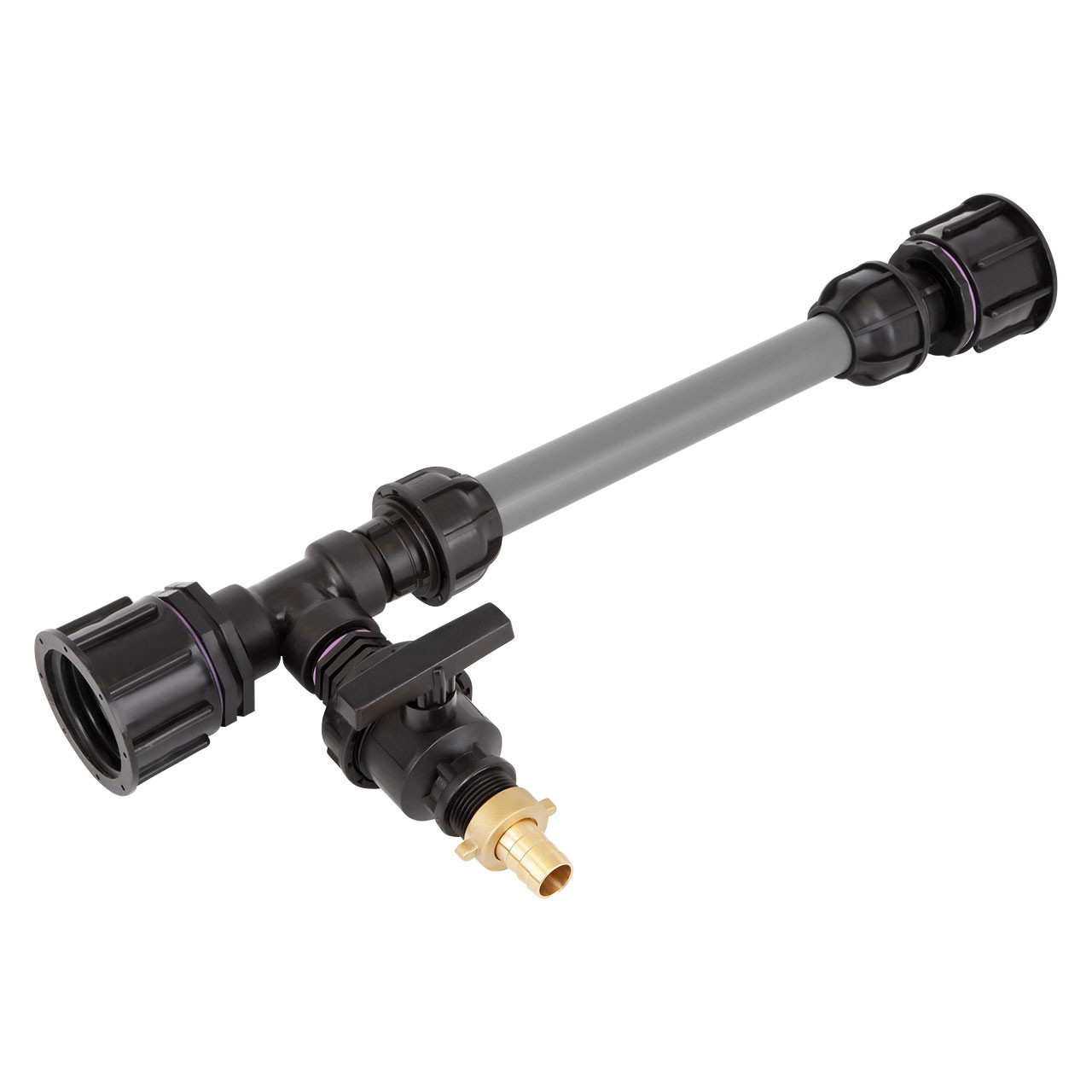 IBC Adapter S60x6 - Tankverbindung 2 IBC gegenüber 32mm Rohr