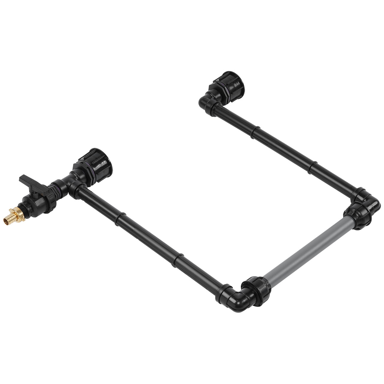 IBC Adapter S60x6 - 2 IBC hintereinander Tankverbindung 32mm Rohr