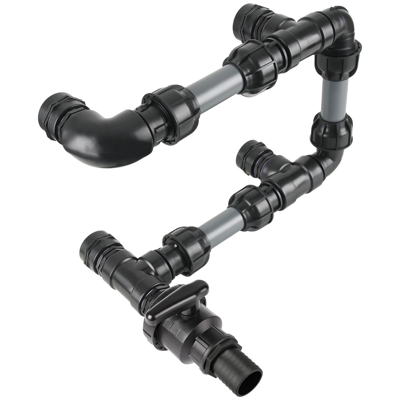 IBC Adapter BSP 2" - Tankverbindung 4 IBC neben-/übereinander 50mm Rohr