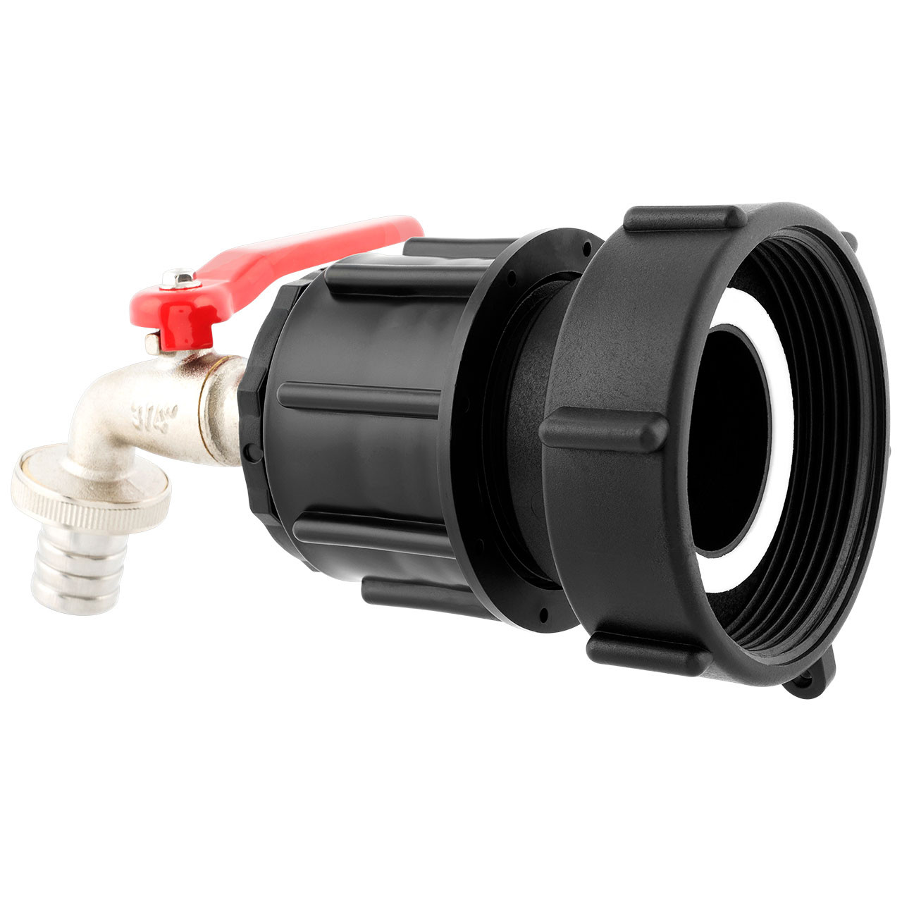 IBC Adapter M80x3 - 3/4" Kugelhahn PROFI Auslaufventil