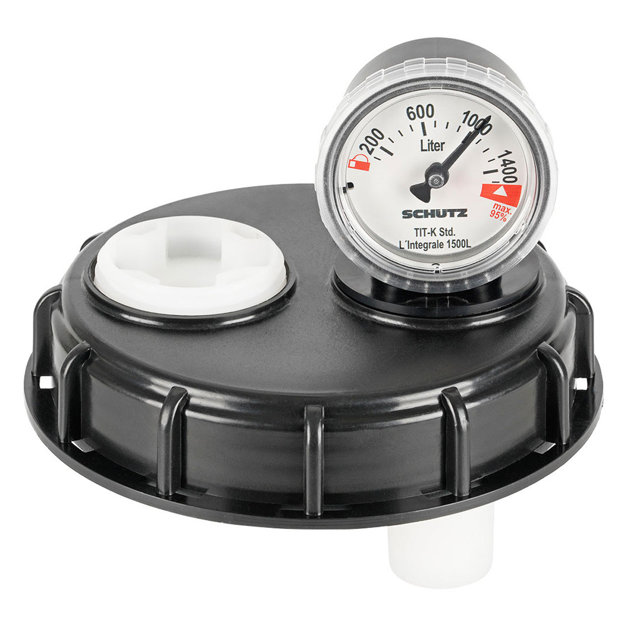 IBC Deckel DN 150 Schraubdeckel Inhaltsanzeiger G2" Spundstopfen