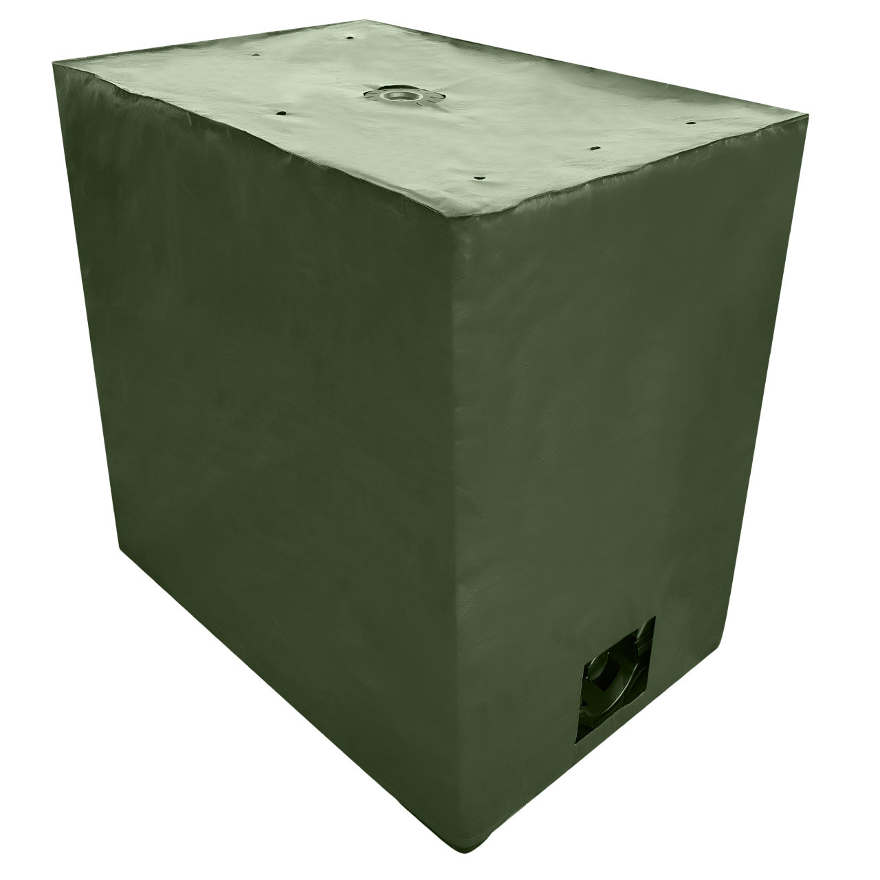 800l IBC Container Cover UV-Schutz Gewebe mit Klettverschluss in Grün