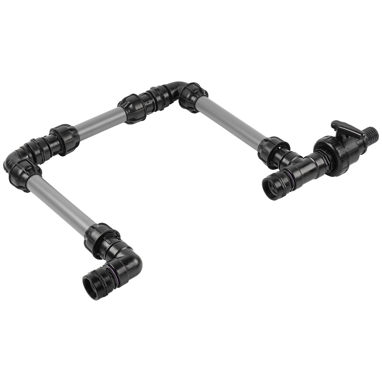 IBC Adapter BSP 2" - 2 IBC hintereinander Tankverbindung 50mm Rohr